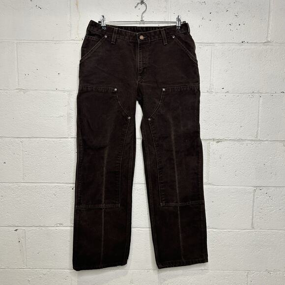 Vintage Carhartt DoubleKnee Work Pants “Dark Brown”